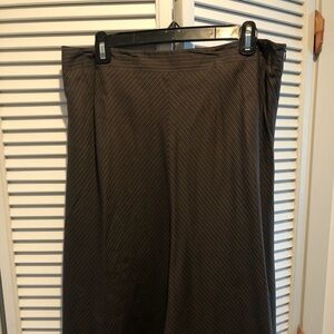 Skirt, brown striped (Banana Republic, size 12)